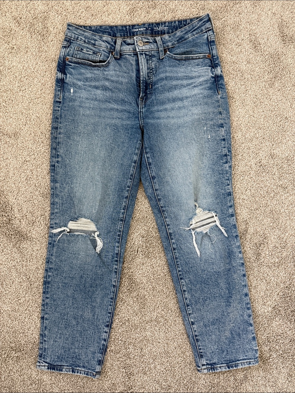 Old Navy high rise OG straight denim jeans